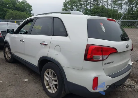 2014 Kia Sorento Lx z USA, uszkodzony, nr VIN 5XYKTCA67EG479314